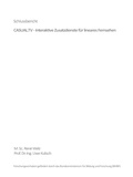 Cover: CASUAL.TV - Books on Demand