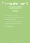 Cover: Rechtskultur 5 - Zeitschrift f&uuml;r Europ&auml;ische Rechtsgeschichte - edition rechtskultur