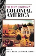 Cover: The Human Tradition in Colonial America - Rowman & Littlefield