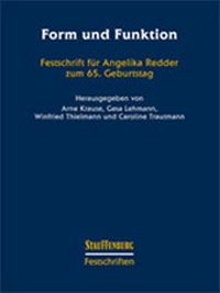 Enlarge image Cover: Form und Funktion - Stauffenburg