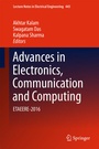 Cover: Advances in Electronics, Communication and Computing - Springer