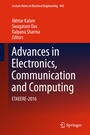 Cover: Advances in Electronics, Communication and Computing - Springer