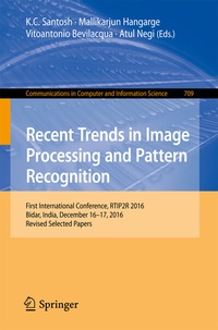 Enlarge image Cover: Recent Trends in Image Processing and Pattern Recognition - Springer