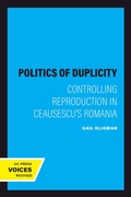 Cover: The Politics of Duplicity - Naval Institute Press