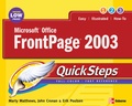 Cover: Microsoft Office FrontPage 2003 QuickSteps - Osborne/McGraw-Hill