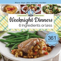 Enlarge image Cover: Weeknight Dinners 6 Ingredients or Less - Gooseberry Patch