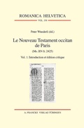 Cover: Le Nouveau Testament occitan de Paris(Ms. BN fr. 2425) - Narr Francke Attempto Verlag