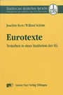 Cover: Eurotexte - Narr Francke Attempto Verlag