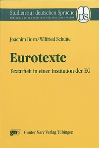 Enlarge image Cover: Eurotexte - Narr Francke Attempto Verlag