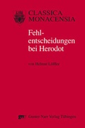 Cover: Fehlentscheidungen bei Herodot - Narr Francke Attempto