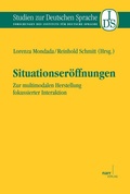 Cover: Situationser&ouml;ffnungen - Narr Francke Attempto Verlag
