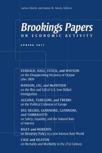 Enlarge image Cover: Brookings Papers on Economic Activity: Spring 2017 - Brookings Institution