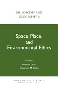 Cover: Philosophy and Geography I - Rowman & Littlefield Publishers