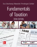 Cover: Fundamentals of Taxation 2018 Ed - McGraw-Hill Education