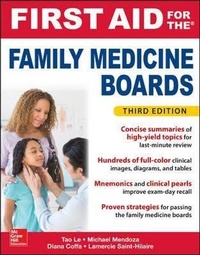 Abbildung von: First Aid for the Family Medicine Boards, Third Edition - McGraw-Hill Education