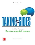 Cover: Taking Sides: Clashing Views on Environmental Issues - McGraw-Hill Education
