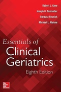 Cover: Essentials of Clinical Geriatrics, Eighth Edition - McGraw-Hill Education