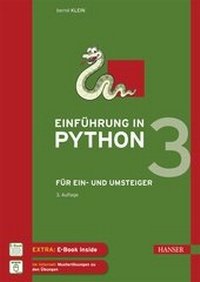 Bild vergrößern Bild: Einführung in Python 3 - Hanser
