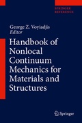 Cover: Handbook of Nonlocal Continuum Mechanics for Materials and Structures - Springer