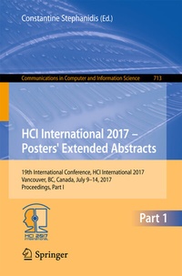 Abbildung von: HCI International 2017 - Posters' Extended Abstracts - Springer