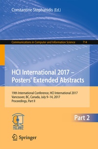 Abbildung von: HCI International 2017 - Posters' Extended Abstracts - Springer