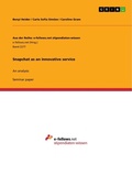Cover: Snapchat as an innovative service - GRIN Verlag
