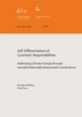 Cover: Self-differentiation of countries' responsibilities - German Institute of Development and Sustainability (IDOS) gGmbH