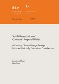 Enlarge image Cover: Self-differentiation of countries' responsibilities - German Institute of Development and Sustainability (IDOS) gGmbH