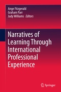 Cover: Narratives of Learning Through International Professional Experience - Springer