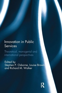 Enlarge image Cover: Innovation in Public Services - Routledge