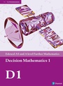 Cover: Pearson Edexcel AS and A level Further Mathematics Decision Mathematics 1 Textbook + e-book - Pearson Education Limited