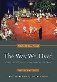 Enlarge image Cover: The Way We Lived - Wadsworth Publishing Co Inc