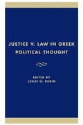 Cover: Justice v. Law in Greek Political Thought - Rowman & Littlefield Publishers