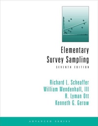 Enlarge image Cover: Elementary Survey Sampling - Duxbury Press