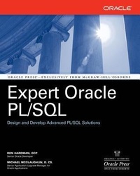 Enlarge image Cover: Expert Oracle PL/SQL - Osborne/McGraw-Hill