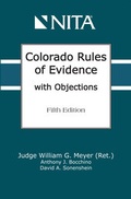 Cover: Colorado Rules of Evidence with Objections - Aspen Publishers