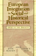 Cover: European Integration in Social and Historical Perspective - Rowman & Littlefield