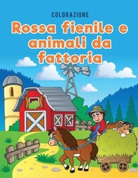 Abbildung von: Colorazione rossa fienile e animali da fattoria - Coloring Pages for Kids