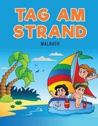 Abbildung von: Tag am Strand Malbuch - Coloring Pages for Kids