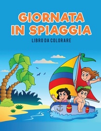 Abbildung von: Giornata in spiaggia libro da colorare - Coloring Pages for Kids