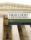Cover: High Court Cases Summaries on Torts (Keyed to Epstein) - Foundation Press