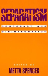Enlarge image Cover: Separatism - Rowman & Littlefield
