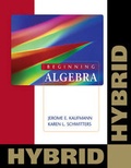 Cover: Beginning Algebra: Hybrid - Cengage Learning, Inc