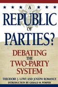 Cover: A Republic of Parties? - Rowman & Littlefield Publishers