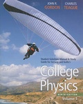 Cover: Student Solutions Manual with Study Guide, Volume 1 for Serway/Faughn/Vuille's College Physics, 9th - Brooks/Cole