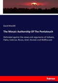 Cover: The Mosaic Authorship Of The Pentateuch - Hansebooks