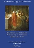 Cover: Bonaventure, On the Eucharist - Peeters Publishers