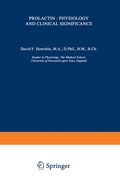 Cover: Prolactin: Physiology and Clinical Significance - Kluwer Academic Publishers