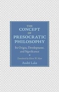 Cover: The Concept of Presocratic Philosophy - Princeton University Press