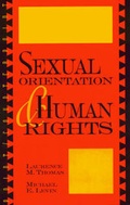 Cover: Sexual Orientation and Human Rights - Rowman & Littlefield